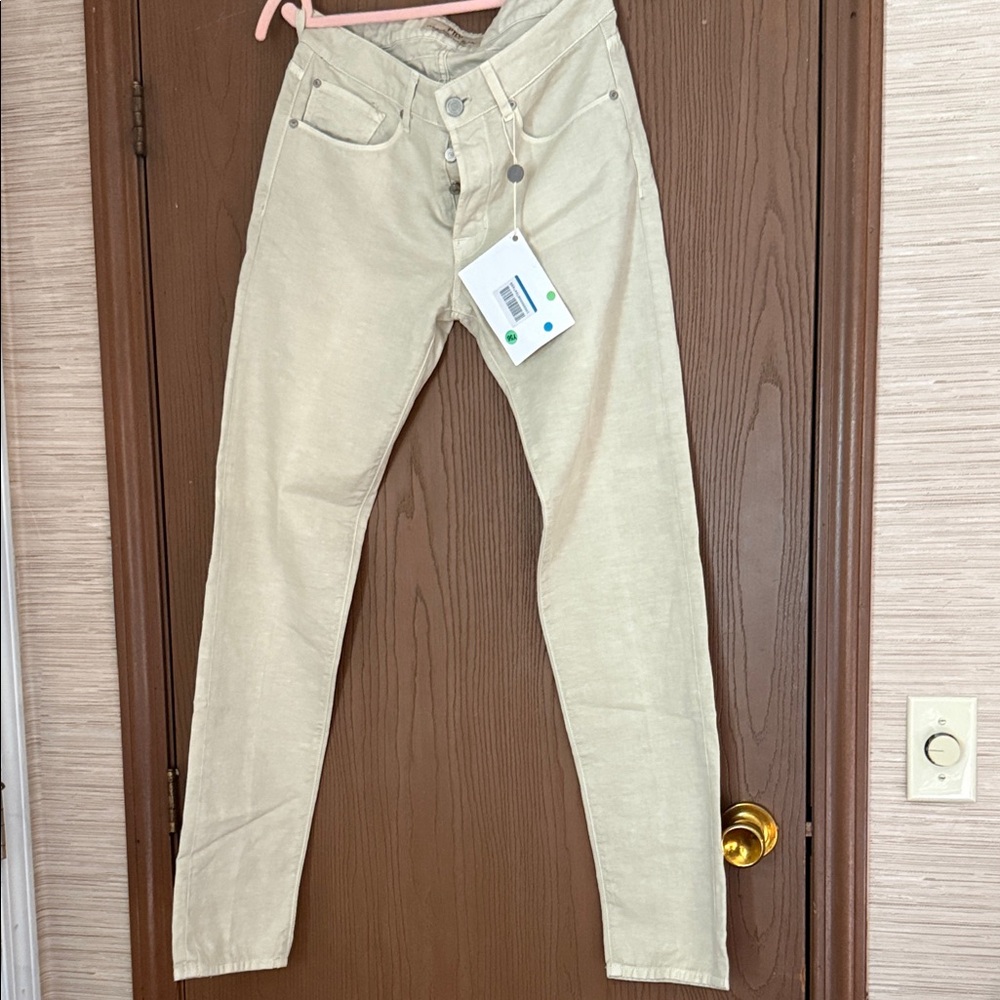 PT05 Cream Skinny Jeans